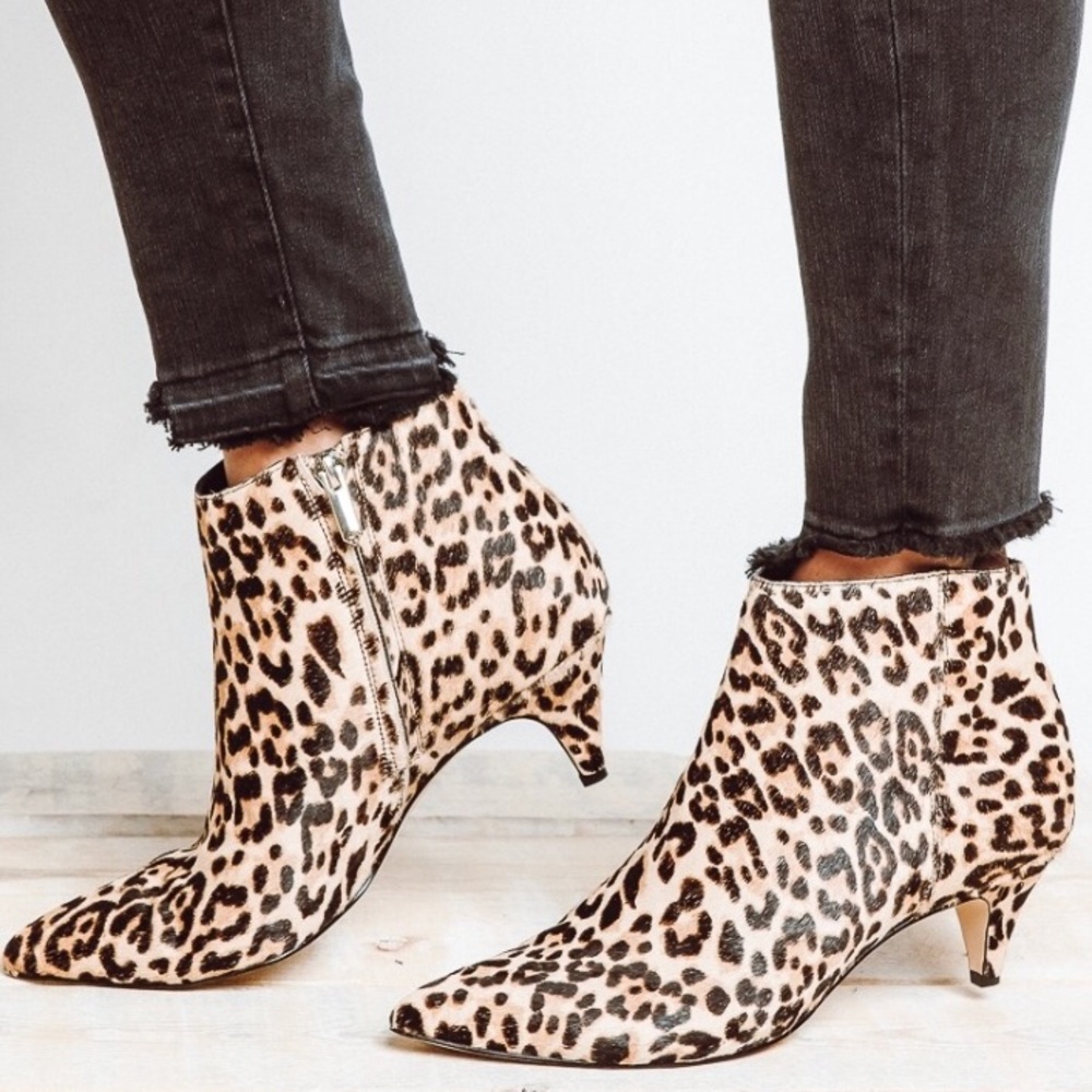 Sam Edelman Calf hair booties. NEVER WORN!